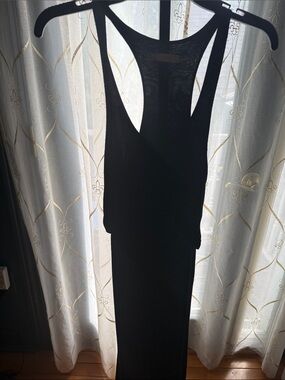 Lush Black Racerback Maxi Dress